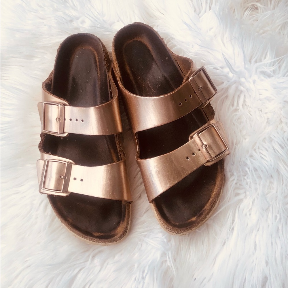 Metallic RoseGold Birkenstock WM 8